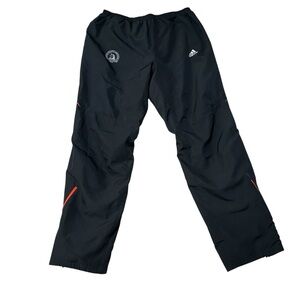 Adidas Boston Marathon 2012 Zip Leg Black  Track Pants XL